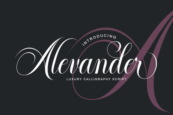 Alevander: A Timeless Script Font for Your Brand