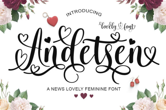 Andetsen: A Luxurious Script Font for Web Design