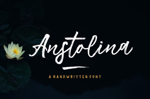 Anstolina: A Handwritten Font for Creative Makers