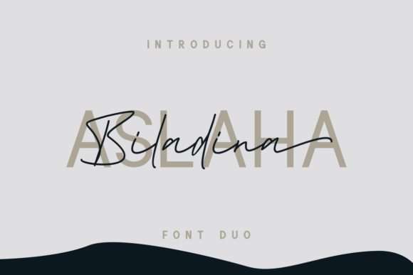Aslaha Biladina: A Chic Script Font for Campaign Creatives