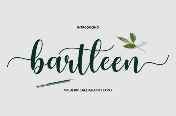 Bartleen: A Handwritten Font for Editorial Design