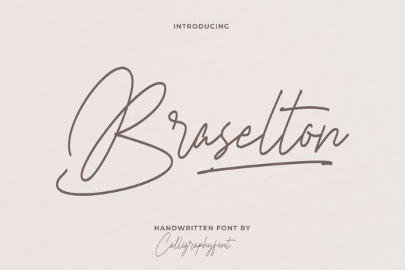 Braselton Font for Campaign Creatives