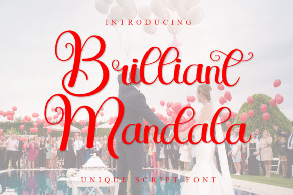 Brilliant Mandala Font for Campaign Creatives