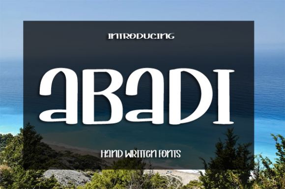Bring Your Creations to Life with the Abadi Script Font