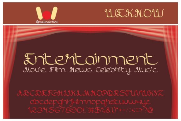 Bringing Creativity to Life with the Entertainment Font