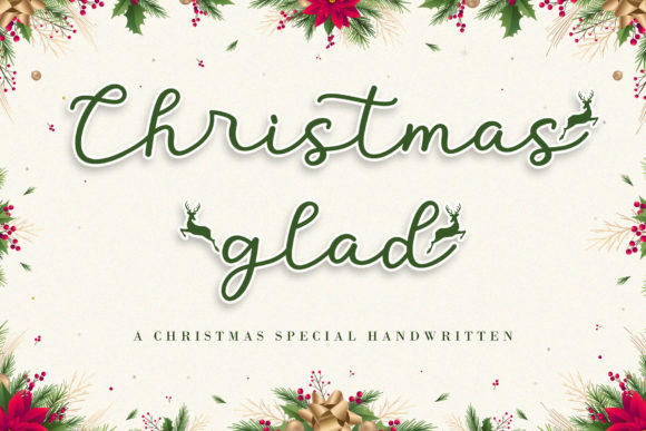 Christmas Glad Script Font Review