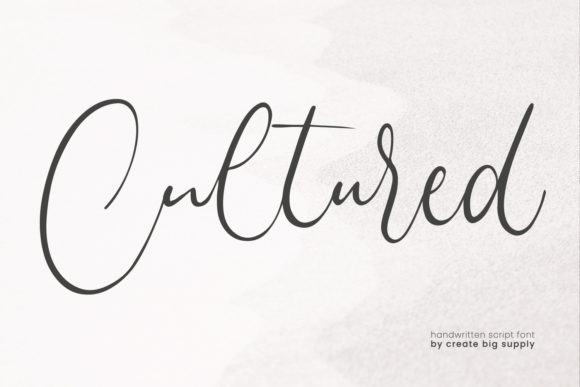 Cultured Font for Elegant Branding Projects