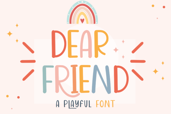 Dear Friend: A Playful Handwritten Font for Editorial Design