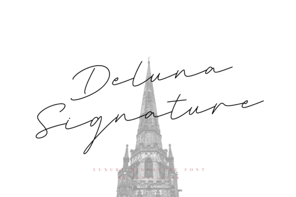 Deluna Signature: A Graceful Script Font for Web Design