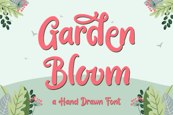 Garden Bloom: A Handwritten Font for Editorial Elegance