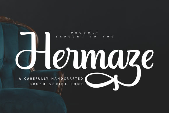 Hermaze: A Stylish Handwritten Font for Editorial Design