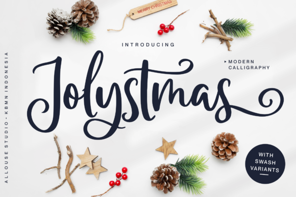 Jolystmas Font for Festive Branding and Visuals