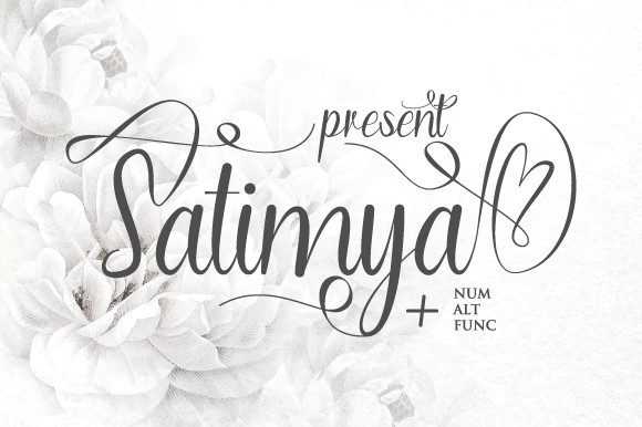 Satimya: A Delicate Script Font for Elegant Branding