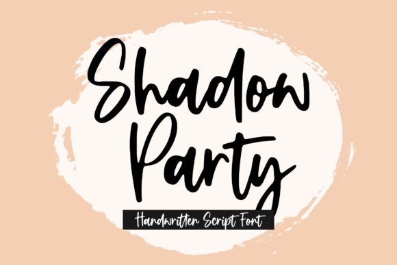 Shadow Party Font for Editorial Design