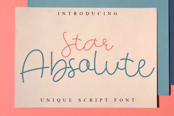 Star Absolute: A Script Font That Elevates Handmade Creations