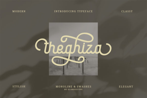 Theghiza: A Vintage Script Font for Modern Branding