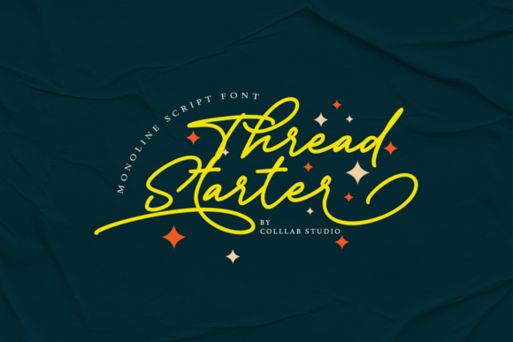 Thread Starter: A Handwritten Font for Professional Branding